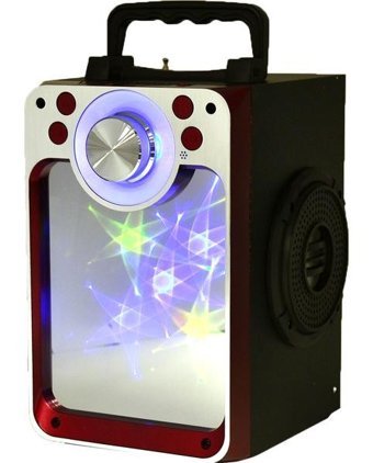 KTS 822S Işıklı Siyah Bluetooth Hoparlör