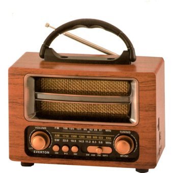 Everton RT-721 5 W Radyolu Kahverengi Bluetooth Hoparlör