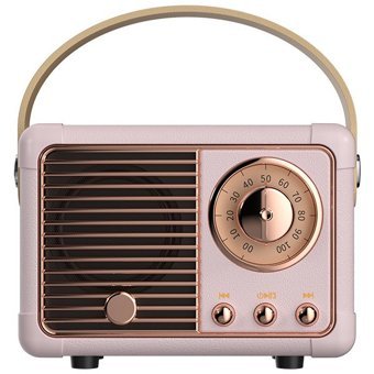 Love Home Retro 5 W Pembe Bluetooth Hoparlör