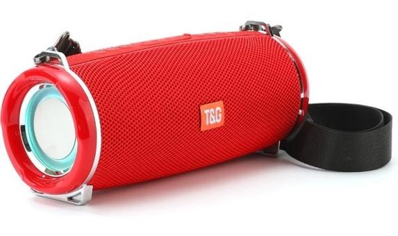 T&G TG192 10 W Radyolu Işıklı Kırmızı Bluetooth Hoparlör