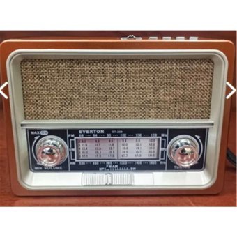 Everton RT-359 5 W Radyolu Kahverengi Bluetooth Hoparlör