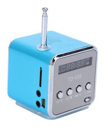Uonlytech Vintage 5 W Radyolu Mavi Bluetooth Hoparlör