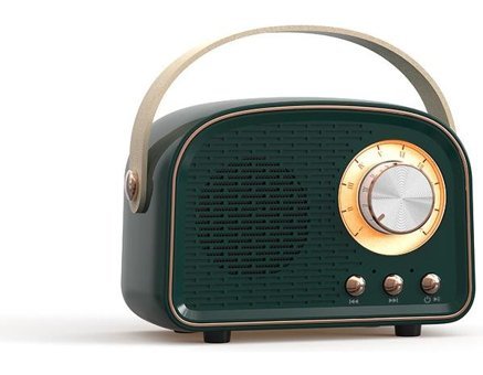 Love Home Retro 5 W Yeşil Bluetooth Hoparlör