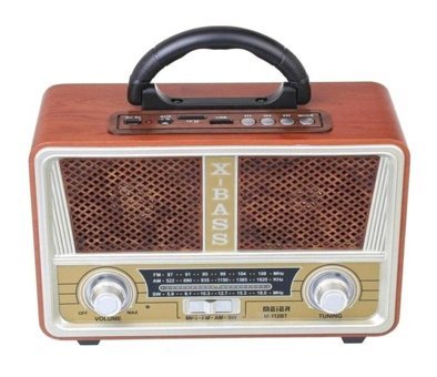 Meier M-112BT 5 W Radyolu Işıklı Beyaz Bluetooth Hoparlör