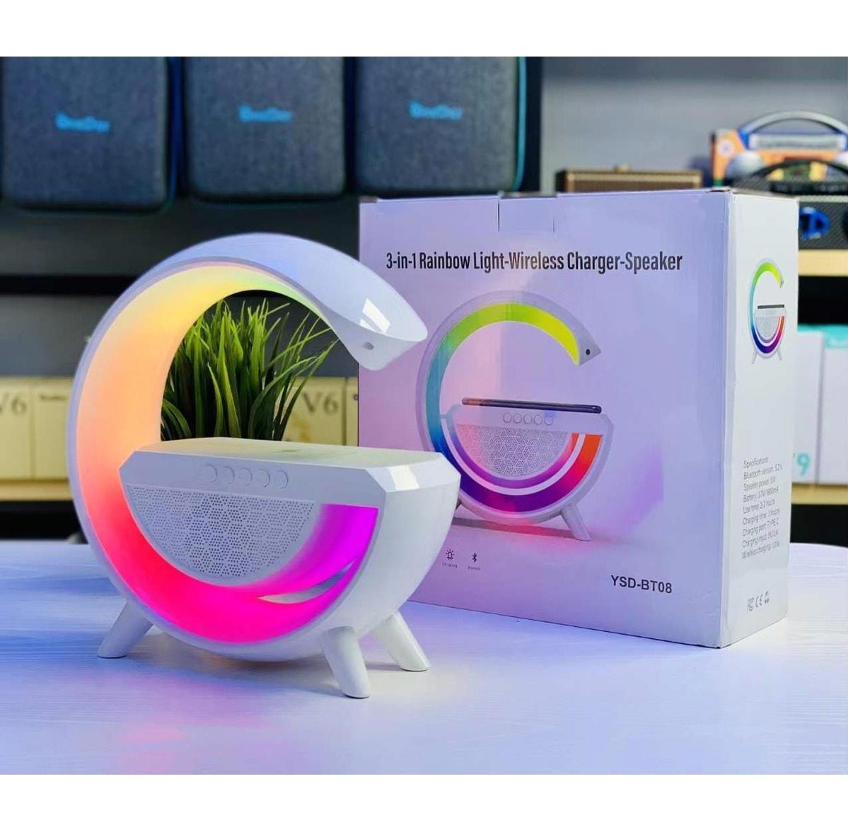 Torima 3in1 15 W Işıklı Beyaz Bluetooth Hoparlör