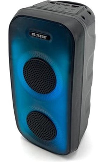 Linktech MS-26 8 W Işıklı Siyah Bluetooth Hoparlör