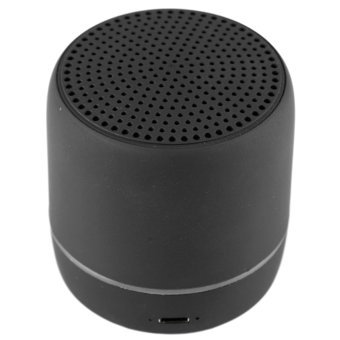 Lazmin112 Mini 5 W Işıklı Siyah Bluetooth Hoparlör