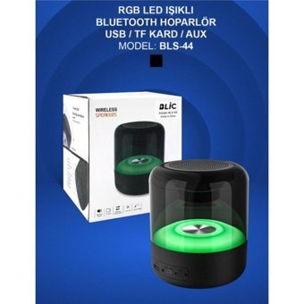 Blic Z5 5 W Işıklı Siyah Bluetooth Hoparlör