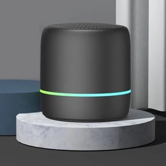 Jectse Mini Hifi Işıklı Siyah Bluetooth Hoparlör