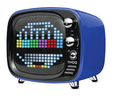 Divoom Tivoo Retro 6 W Işıklı Mavi Bluetooth Hoparlör