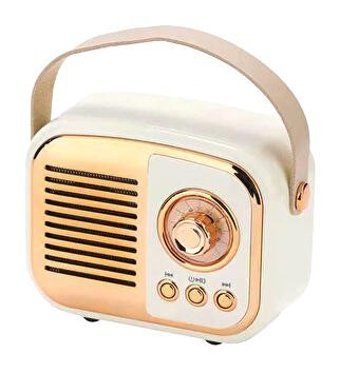 Piranha 7836 3 W Işıklı Beyaz Bluetooth Hoparlör