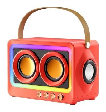 Boutiques H0 Işıklı Kırmızı Bluetooth Hoparlör