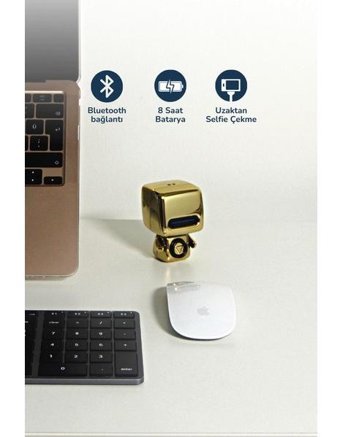 Boutiques Astronot 2 W Gold Bluetooth Hoparlör