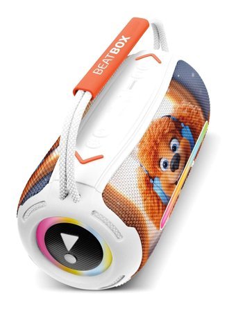 Powerway Beatbox Animals Köpek 5 W Işıklı Beyaz Bluetooth Hoparlör
