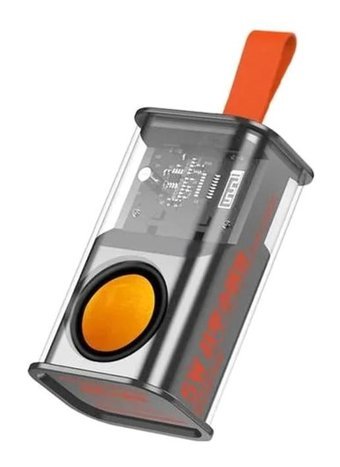 Torima D11 5 W Işıklı Beyaz-Turuncu Bluetooth Hoparlör