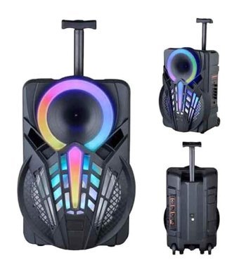 Tastech P-08 20 W Işıklı Siyah Bluetooth Hoparlör