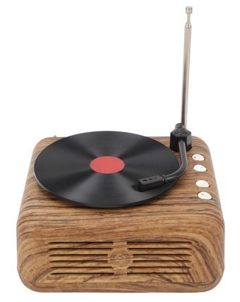 Bewinner Chip Heavy Bass Radyolu Kahverengi Bluetooth Hoparlör