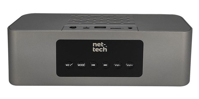 Nettech Gri Bluetooth Hoparlör