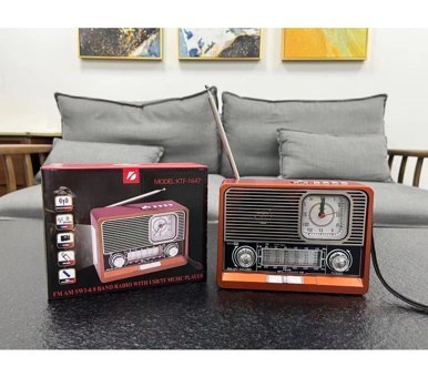 Sightzer Nostaljik 5 W Radyolu Kahverengi Bluetooth Hoparlör