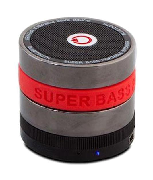 Mikado MD-BT11 5 W Radyolu Işıklı Kırmızı Bluetooth Hoparlör