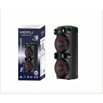 Hepu HP-956 60 W Işıklı Siyah Bluetooth Hoparlör