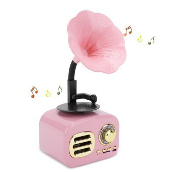Plyisty Retro 3 W Pembe Bluetooth Hoparlör