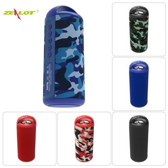 Cankypu S39 10 W Kamuflaj Mavi Bluetooth Hoparlör