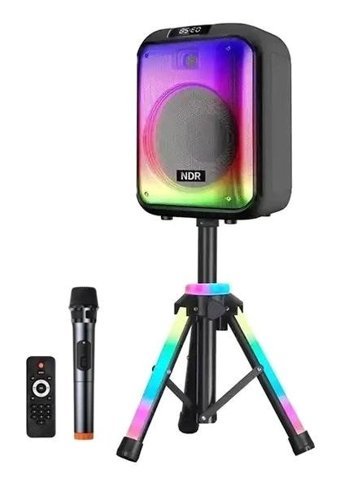 Hadron Nodar NDR102A 40 W Işıklı Siyah Bluetooth Hoparlör