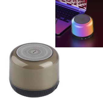 Jectse Mini 5 W Işıklı Bronz Bluetooth Hoparlör