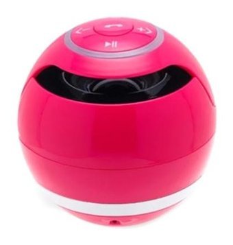 Xinhang Mini 3 W Radyolu Işıklı Kırmızı Bluetooth Hoparlör