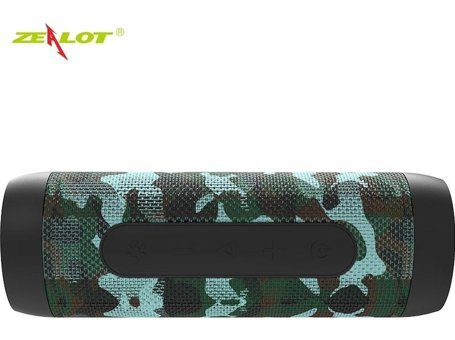 Zealot S22 5 W Işıklı Haki Bluetooth Hoparlör