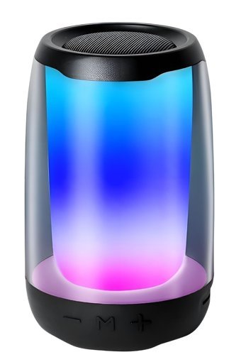 MN6 Pulse 4 Mini 10 W Işıklı Siyah Bluetooth Hoparlör