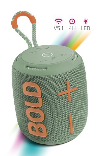 Powerway Bold Yeşil Bluetooth Hoparlör
