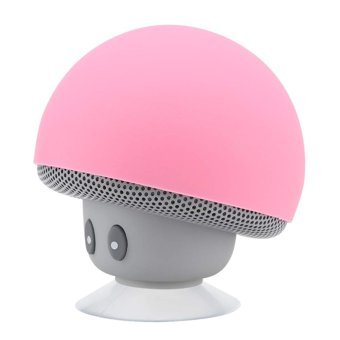 Lazmin112 Mantar Pembe Bluetooth Hoparlör