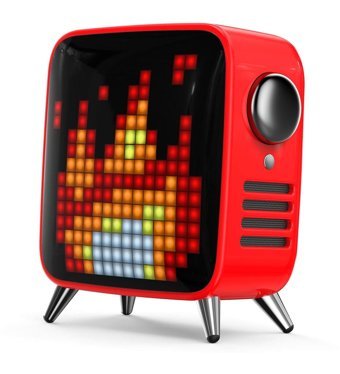 Divoom Tivoo Max 6 W Işıklı Kırmızı Bluetooth Hoparlör