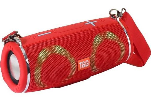 T&G TG642 5 W Radyolu 5 W Işıklı Kırmızı Bluetooth Hoparlör