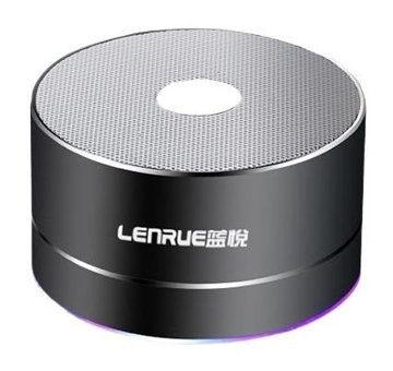 Lenrue Mini 5 W Işıklı Gri Bluetooth Hoparlör