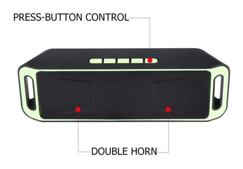 Jojofuny Mini 5 W Radyolu Beyaz Bluetooth Hoparlör