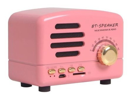 Chunkyated Nostaljik 10 W Pembe Bluetooth Hoparlör
