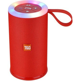 T&G TG512 10 W Radyolu Işıklı Kırmızı Bluetooth Hoparlör