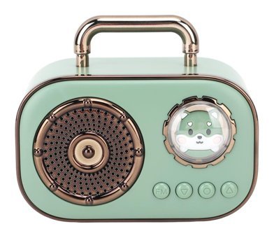 Boutiques Retro 5 W Radyolu Yeşil Bluetooth Hoparlör