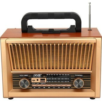 NNS NS-2076BT 7 W Radyolu Kahverengi Bluetooth Hoparlör