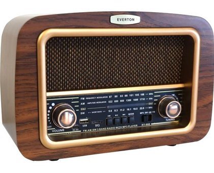 Everton RT-888 5 W Radyolu Kahverengi Bluetooth Hoparlör