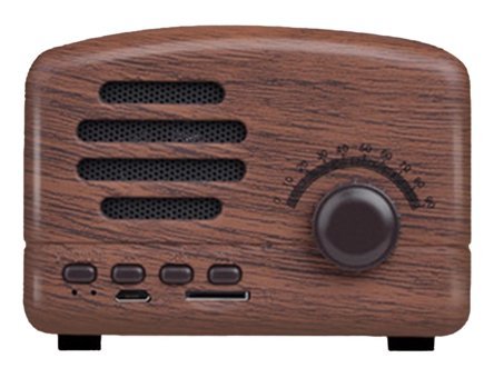 Annadue Retro 3 W Kahverengi Bluetooth Hoparlör