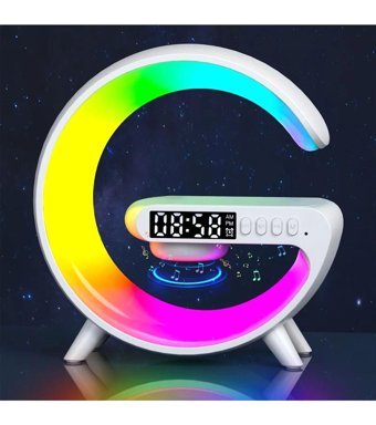 Torima G63 10 W Işıklı Beyaz Bluetooth Hoparlör