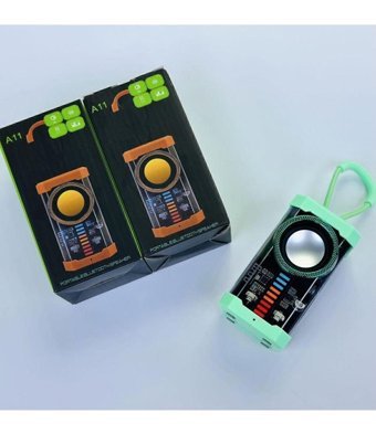 Vothoon A11 5 W Radyonlu Işıklı Siyah Bluetooth Hoparlör