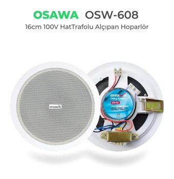 Osawa OSW-608 15 W Beyaz Bluetooth Hoparlör