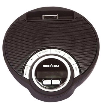Mikado MD-IP1335 5 W Radyolu 5 W Işıklı Siyah Bluetooth Hoparlör