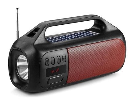 Concord YGA79 Radyolu Işıklı Kırmızı Bluetooth Hoparlör