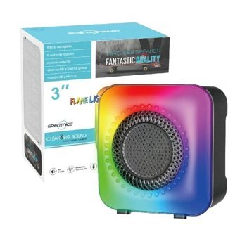 Gaman Mini 5 W Radyolu Işıklı Siyah Bluetooth Hoparlör
